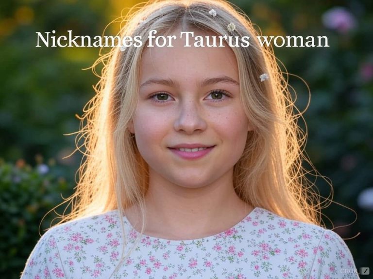 Nicknames for a Taurus Woman